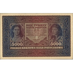 5.000 marek polskich 7.02.1920, II seria X, Miłczak 31a...