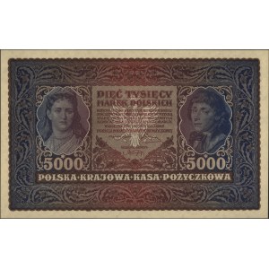 5.000 marek polskich 7.02.1920, II seria AN, Miłczak 31...