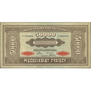 50.000 marek polskich 10.10.1922, seria N, Miłczak 33, ...