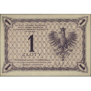 1 złoty 28.02.1919, seria 3.D, Miłczak 47a, Lucow 562 (...