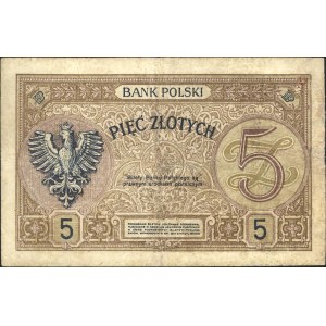 5 złotych 15.07.1924, II Emisja A, Miłczak 57, Lucow 60...
