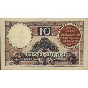 10 złotych 15.07.1924, II Emisja F, Miłczak 58a, Lucow ...