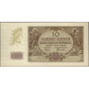 10 złotych 1.03.1940, bez oznaczenia serii i numeracji,...