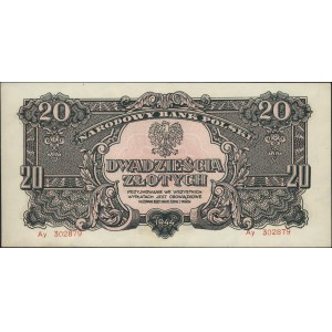 20 złotych 1944, \obowiązkowe, seria Ay