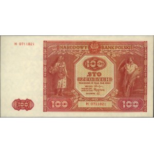 100 złotych 15.05.1946, seria H, Miłczak 129a, piękne