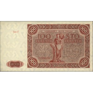 100 złotych 15.07.1947, seria F, Miłczak 131b, piękne