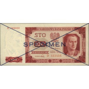 100 złotych 1.07.1948, seria D 123456 / D 789000, SPECI...