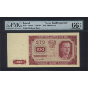 100 złotych 1.07.1948, bez oznaczenia serii i numeracji...