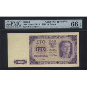 100 złotych 1.07.1948, bez oznaczenia serii i numeracji...