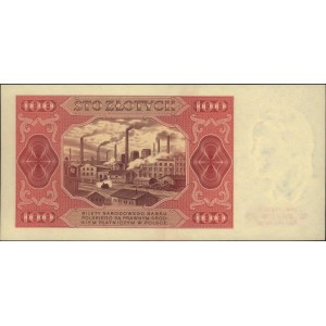 100 złotych 1.07.1948, seria L, Miłczak 139a, rzadkie i...