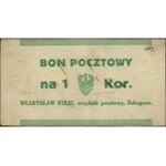 Zakopane - kolekcja bonów; 1 korona- Kawiarnia - Piotr ...