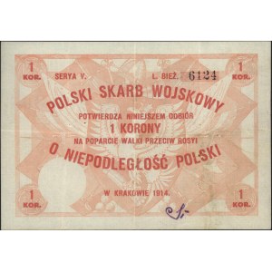 Polski Skarb Wojskowy, 1 korona 1914, Kraków, edycja pi...
