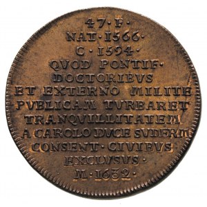 Zygmunt III Waza - medal ze szwedzkiej serii królewskie...