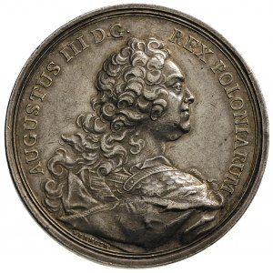August III - medal nagrodowy autorstwa Wermuth’a 1743 r...
