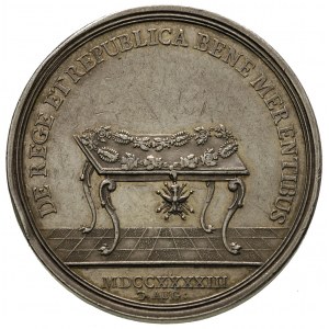 August III - medal nagrodowy autorstwa Wermuth’a 1743 r...
