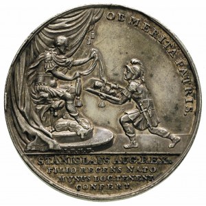 medal na pamiątkę narodzin syna Fryderyka Alojzego Bruh...