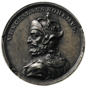 Wacław II Czeski, kopia medalu z XVIII wiecznego \Poczt...