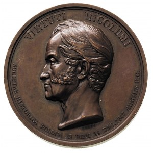 Adam Czartoryski - medal autorstwa Barre’a wybity w 184...