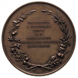 medal nagrodowy Cesarsko-Królewskiego Towarzystwa Gospo...