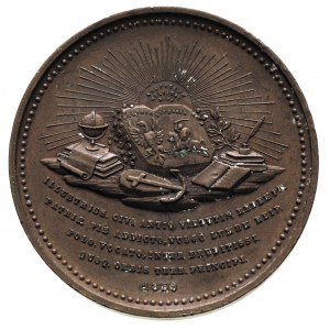 Joachimow Lelewel - medal autorstwa Wurden’a 1859, Aw: ...