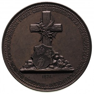 medal wybity dla upamiętnienia rusinów pomordowanych pr...