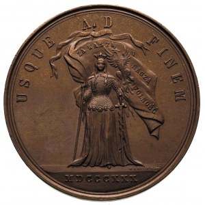 medal autorstwa W. A. Malinowskiego na 50 rocznicę Pows...
