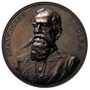 Franciszek Smolka - medal autorstwa A. Scharfa wybity w...