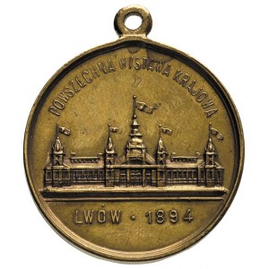 medal z Powszechnej Wystawy Krajowej we Lwowie 1894 r, ...