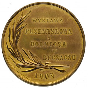 medal autorstwa S. Szapiry z Wystawy Przemysłowo-Rolnic...