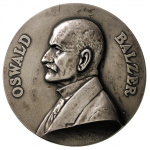 Oswald Balzer - medal autorstwa P. Wojtowicza i R. Męki...