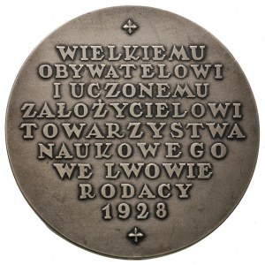 Oswald Balzer - medal autorstwa P. Wojtowicza i R. Męki...