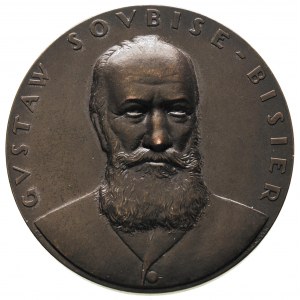 Gustaw Soubise-Bisier - medal projektu J. Aumillera 192...
