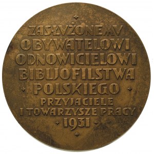 Franciszek Prus Biesiadecki - medal projektu Piotra Woj...