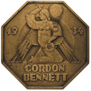 Zawody Gordon Bennetta w Warszawie - medal projektu St....