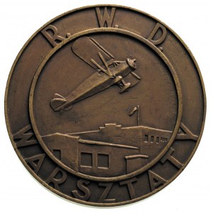 Warsztaty R.W.D. - medal projektu Olgi Niewskiej 1934 r...