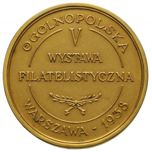 Wystawa Filatelistyczna w Warszawie z 1938 r, Aw: Napis...