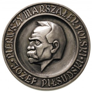 Józef Piłsudski - niesygnowany medal wybity w Wielkiej ...