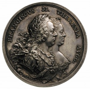 Franciszek i Maria Teresa 1745-1765, - medal autorstwa ...