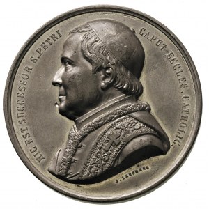 Pius IX 1846-1878, medal autorstwa F. Langmann’a z okaz...