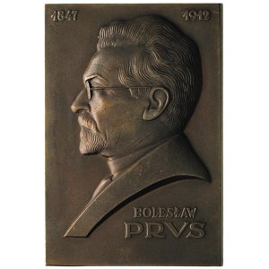 Bolesław Prus - plakieta autorstwa J. Aumillera 1928 r....
