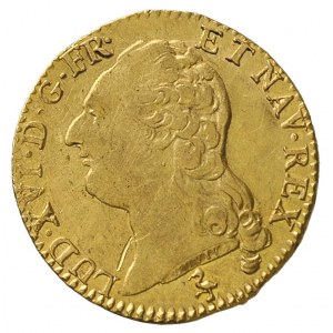 Ludwik XVI 1774-1793, louis d’or 1787 A, Paryż, złoto 7...