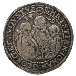 Krystian II, Jan Jerzy I i August 1591-1611, talar 1599...