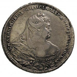 rubel 1737, Krasnyj Monetnyj Dwor, portret autorstwa Dm...