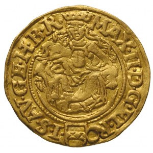 Maksymilian II 1564-1576, goldgulden 1575, Krzemnica, z...