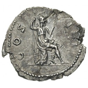 Hadrian 117-138, denar 125-128, Rzym, Aw: Popiersie ces...