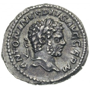 Karakalla 198-217, denar 213-217, Rzym, Aw: Popiersie c...