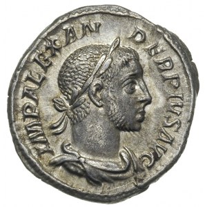 Aleksander Sewer 222-235, denar 232, Aw: Popiersie cesa...
