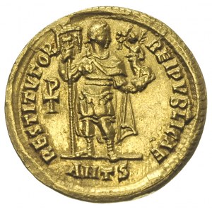 Walentynian I 364-375, solidus 364-367, Antiochia, ofic...