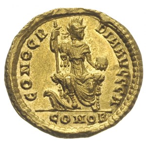 Teodozjusz I 379-395, solidus 379-395, Konstantynopol, ...