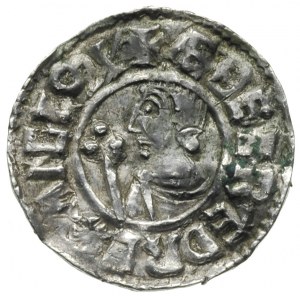 Aethelred II 978-1016, denar z lat 991-997, mennica Win...